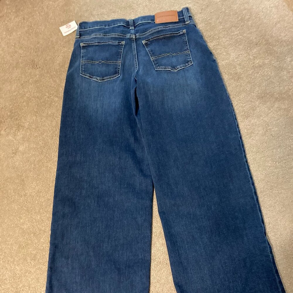 New LUCKY Mid-Low Rise Ultra Wide Jeans 6 - Picture 4 of 6